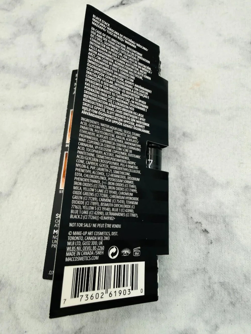 MAC Beauty Gift Set-Stack Mascara SuperStack Mega Brush Black,Travel-3pc-NEW